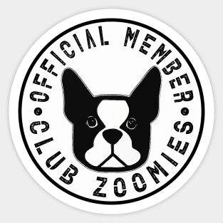 Club Zoomies Sticker